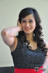 Harshika Poonacha at Appudala Ippudila Audio Success Meet